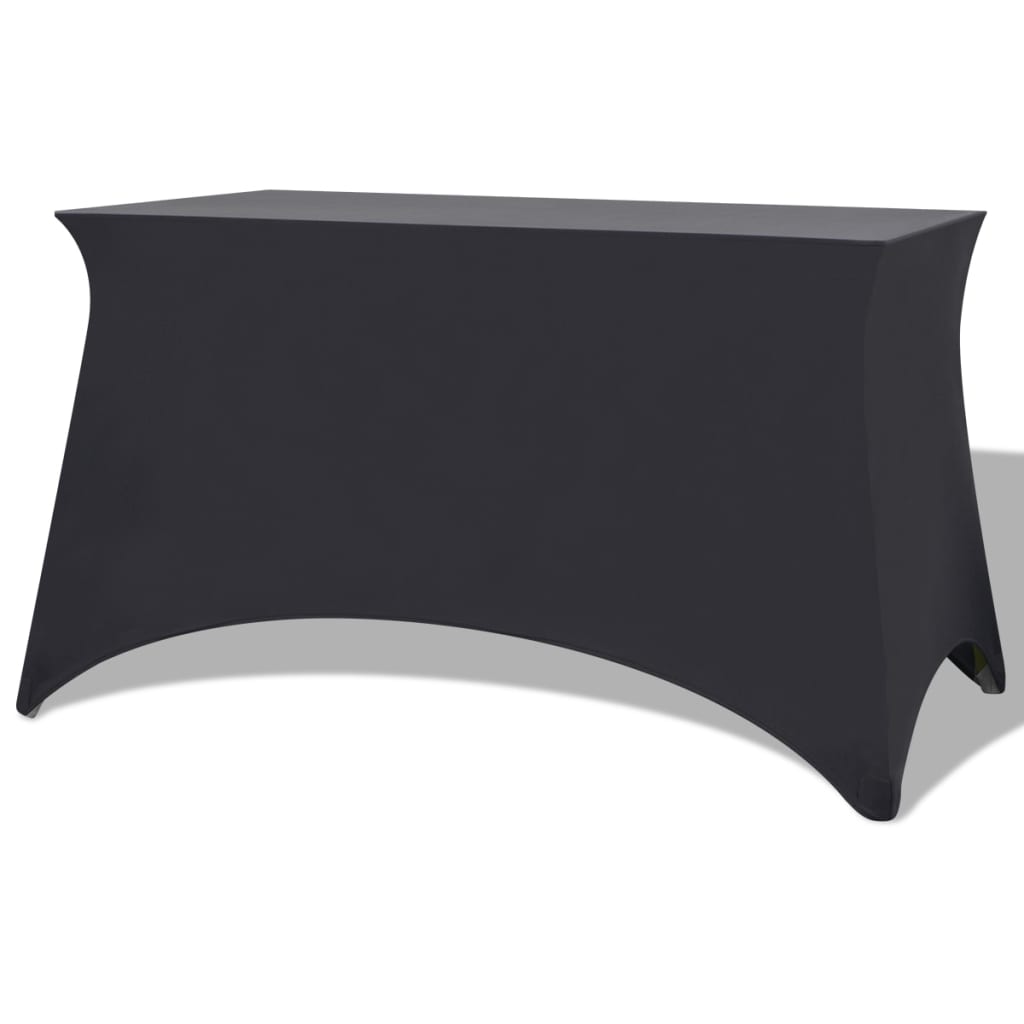 vidaXL Stretch Tischhusse 2 Stk 60 cm Grün