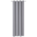 vidaXL Verdunkelungsvorhang mit Metallösen 270 x 245 cm Grau