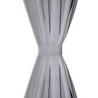 vidaXL Verdunkelungsvorhang mit Metallösen 270 x 245 cm Grau
