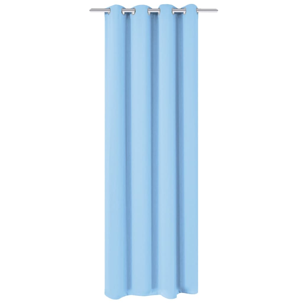 vidaXL Verdunkelungsvorhang mit Metallösen 270 x 245 cm Grau