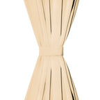 vidaXL Vorhänge Mikro-Satin 2 Stk. mit Schlaufen 140x245 cm Beige