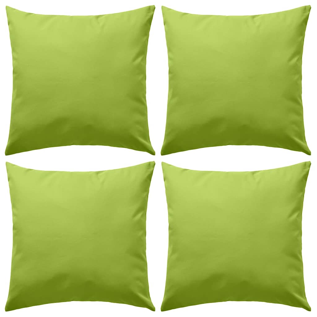 vidaXL Gartenkissen 4 Stk. 45 x 45 cm Apfelgrün