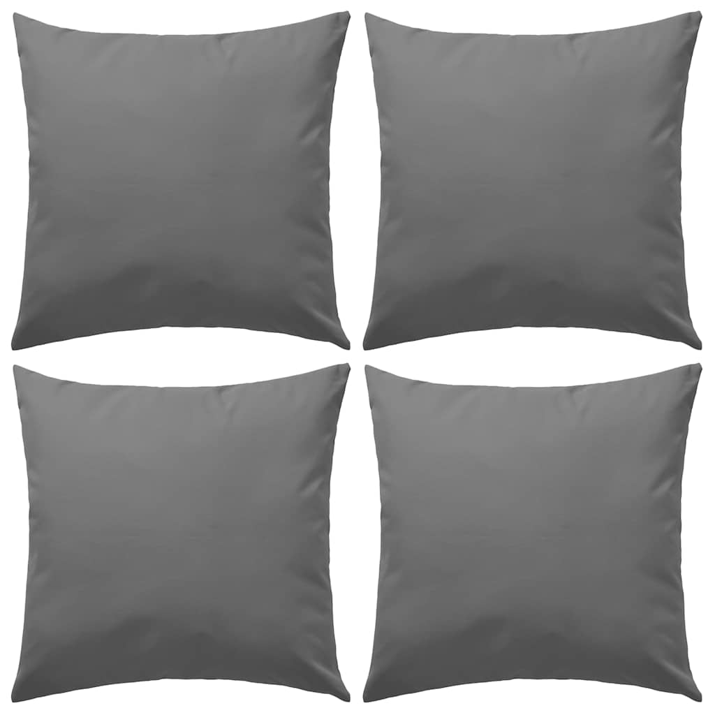 vidaXL Gartenkissen 4 Stk. 45 x 45 cm Grau