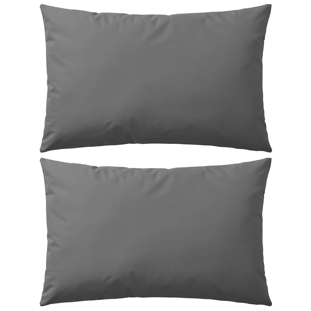 vidaXL Gartenkissen 2 Stk. 45 x 45 cm Grau