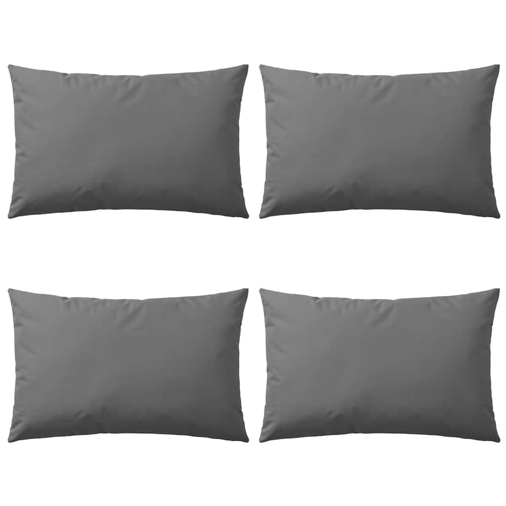 vidaXL Gartenkissen 4 Stk. 45 x 45 cm Grau
