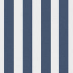 vidaXL Gartenkissen 2 Stk. Streifenmuster 45 x 45 cm Marineblau