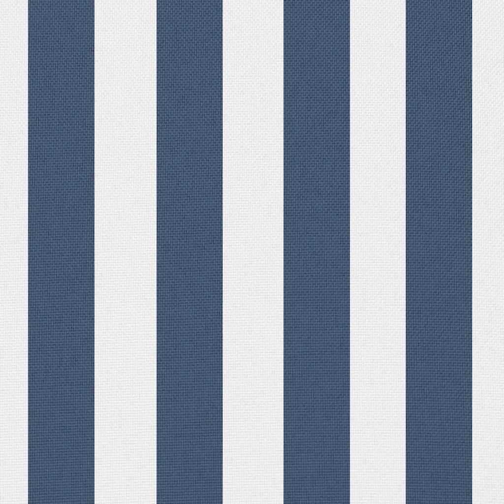 vidaXL Gartenkissen 4 Stk. Streifenmuster 45 x 45 cm Marineblau