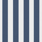 vidaXL Gartenkissen 4 Stk. Streifenmuster 45 x 45 cm Marineblau
