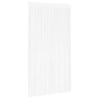 vidaXL Fadenvorhang 2 Stk.100 x 250 cm Weiß