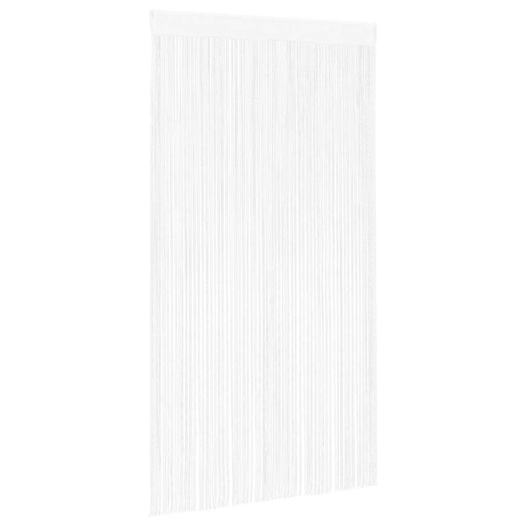 vidaXL Fadenvorhänge 2 Stk. 140 x 250 cm Weiß