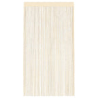 vidaXL Fadenvorhänge 2 Stk. 100 x 250 cm Cremefarben
