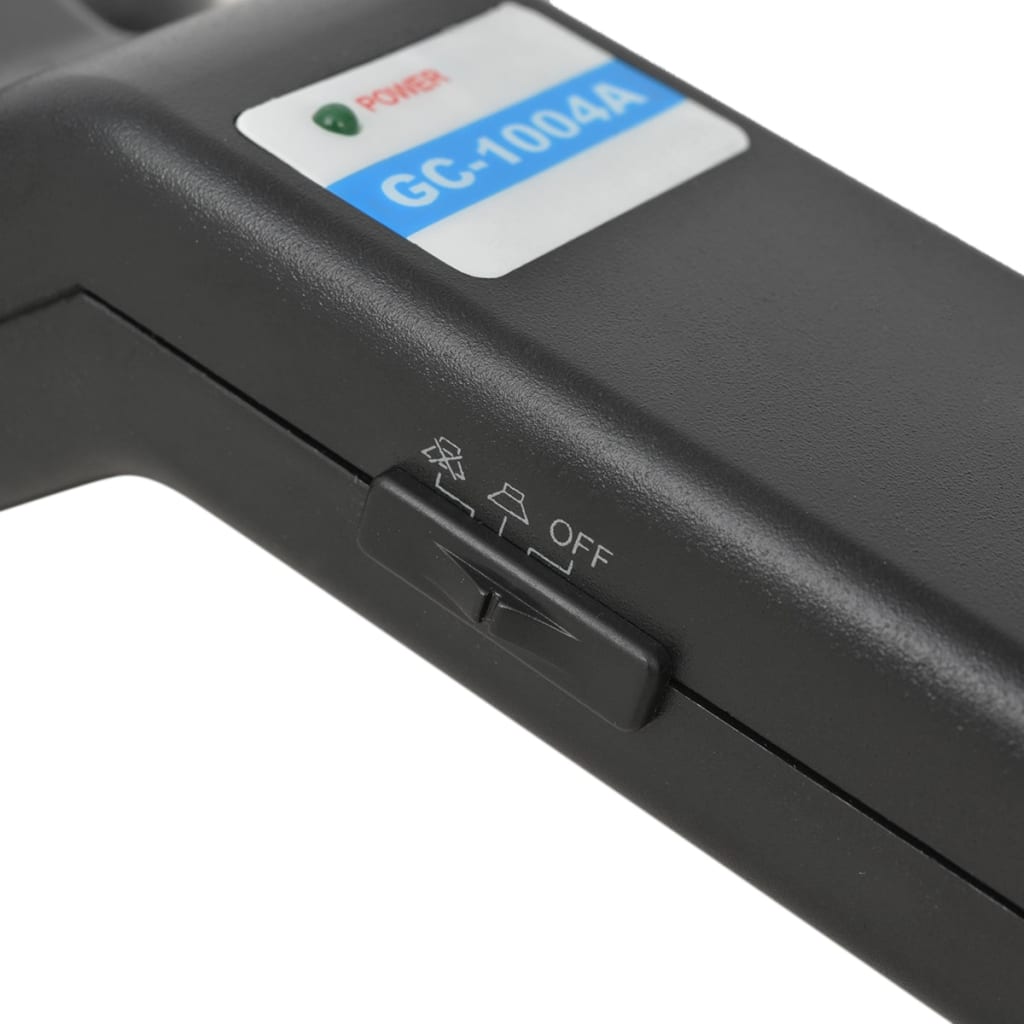 vidaXL Hand-Metalldetektor Schwarz