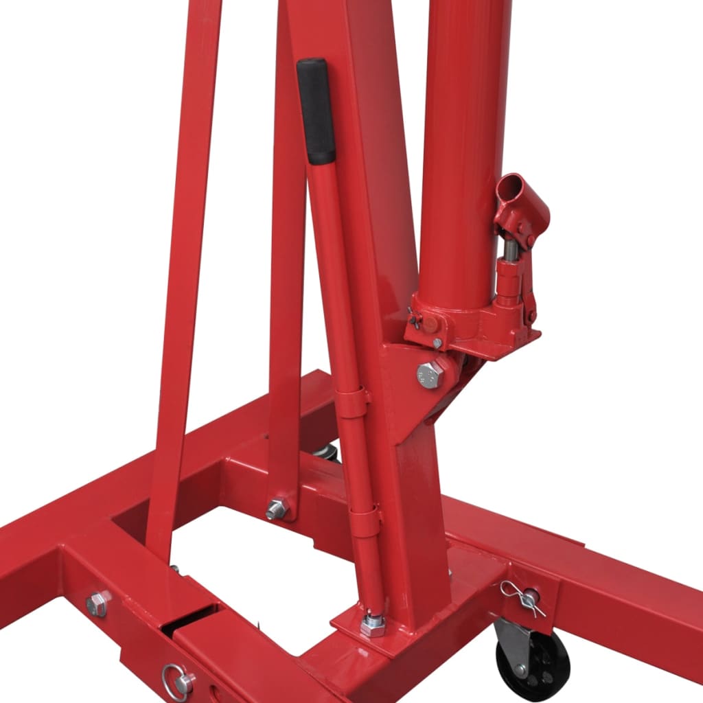 vidaXL Werkstattkran 2 Tonnen Klappbar 88,2 kg