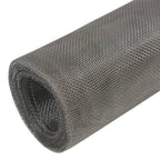 vidaXL Drahtgewebe 100x500 cm Edelstahl 202
