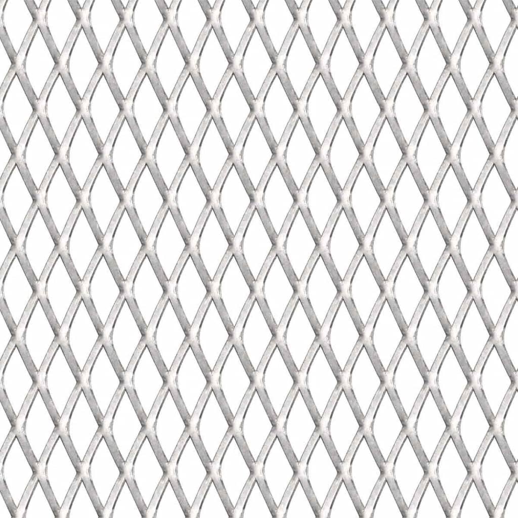 vidaXL Gittermatte Streckmetall Edelstahl 50×50 cm 20×10×2 mm