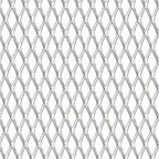 vidaXL Gittermatte Streckmetall Edelstahl 50×50 cm 20×10×2 mm