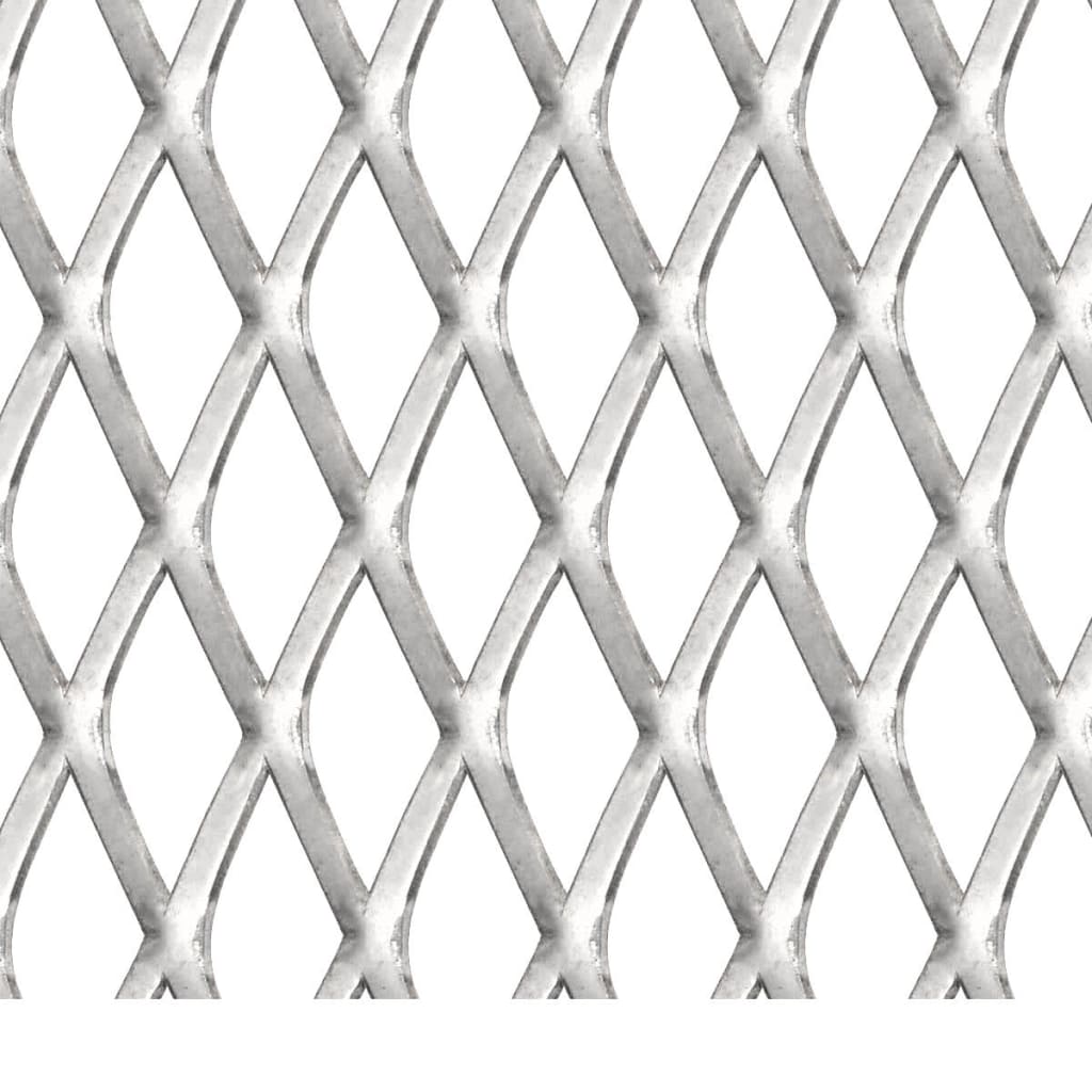 vidaXL Gittermatte Streckmetall Edelstahl 50×50 cm 20×10×2 mm