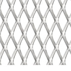 vidaXL Gittermatte Streckmetall Edelstahl 50×50 cm 20×10×2 mm