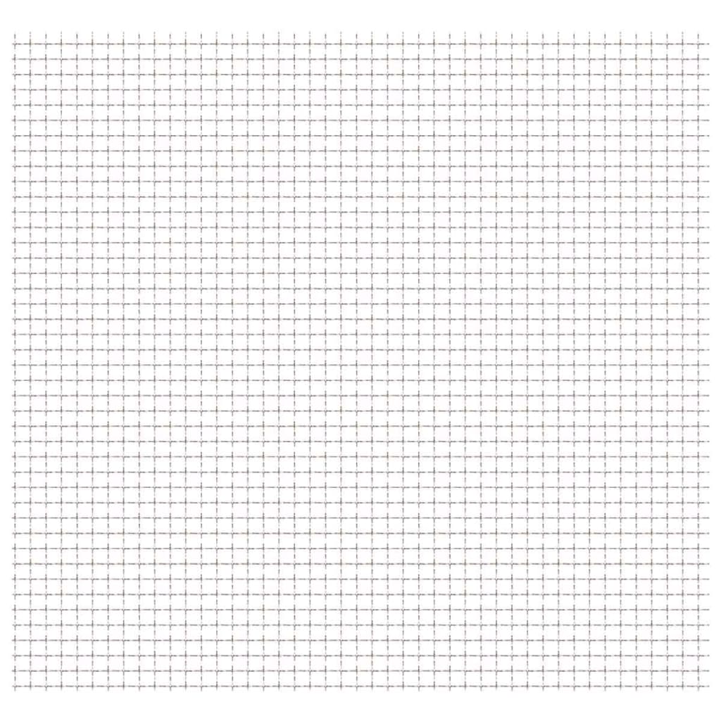 vidaXL Wellengitter Edelstahl 50×50 cm 11×11×2 mm