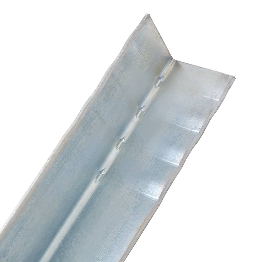 vidaXL Bodenanker L-Form für Spielturm 2 Stk. Stahl 5 x 5 x 50 cm