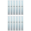 vidaXL Bodenanker L-Form für Spielturm 12 Stk. Stahl 5 x 5 x 50 cm