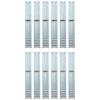 vidaXL Bodenanker L-Form für Spielturm 12 Stk. Stahl 5 x 5 x 50 cm