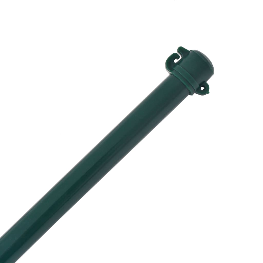 vidaXL Pflanzstäbe 10 Stk. 1 m Metall Grün