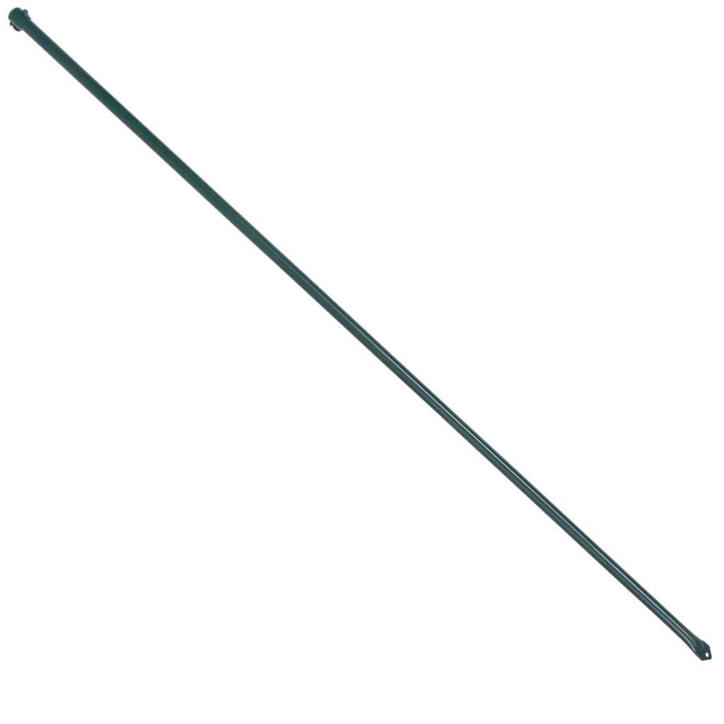 vidaXL Pflanzstäbe 10 Stk. 1 m Metall Grün