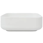 vidaXL Waschbecken Quadratisch Keramik Weiß 39x39x13,5 cm
