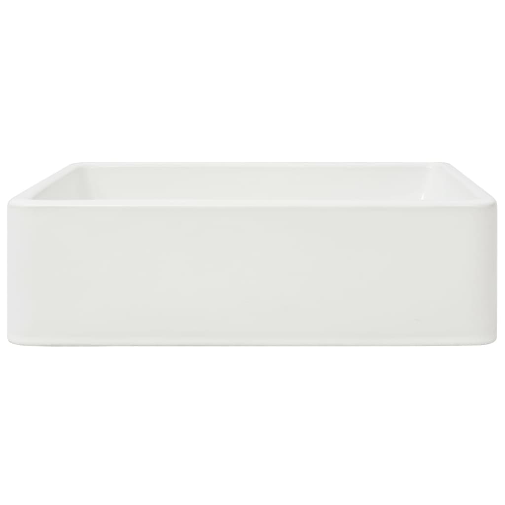 vidaXL Waschbecken Keramik Weiß 41 x 30 x 12 cm
