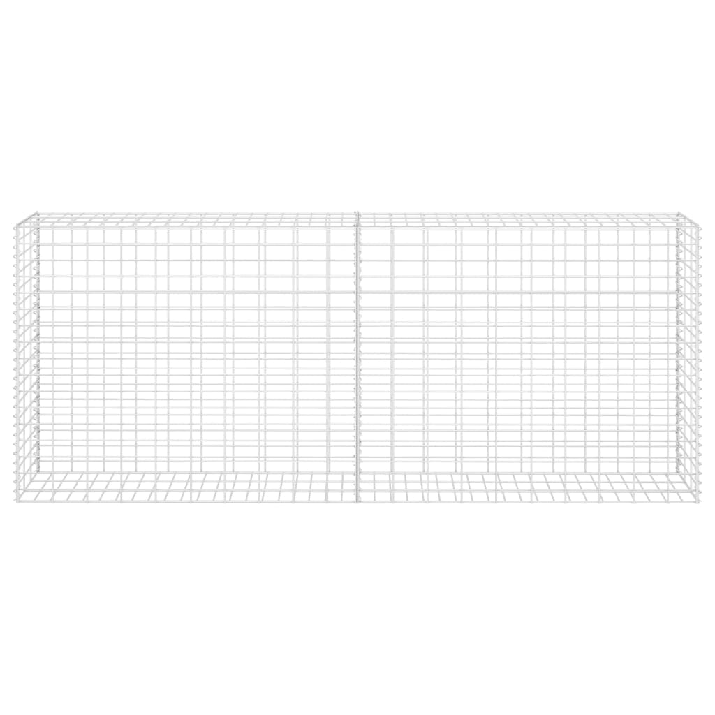 vidaXL Gabione Verzinkter Stahl 85x30x200 cm