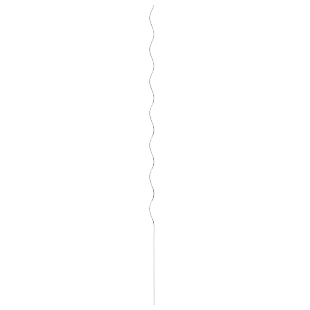 vidaXL Tomaten-Spiralstäbe 50 Stk. 170 cm Verzinkter Stahl