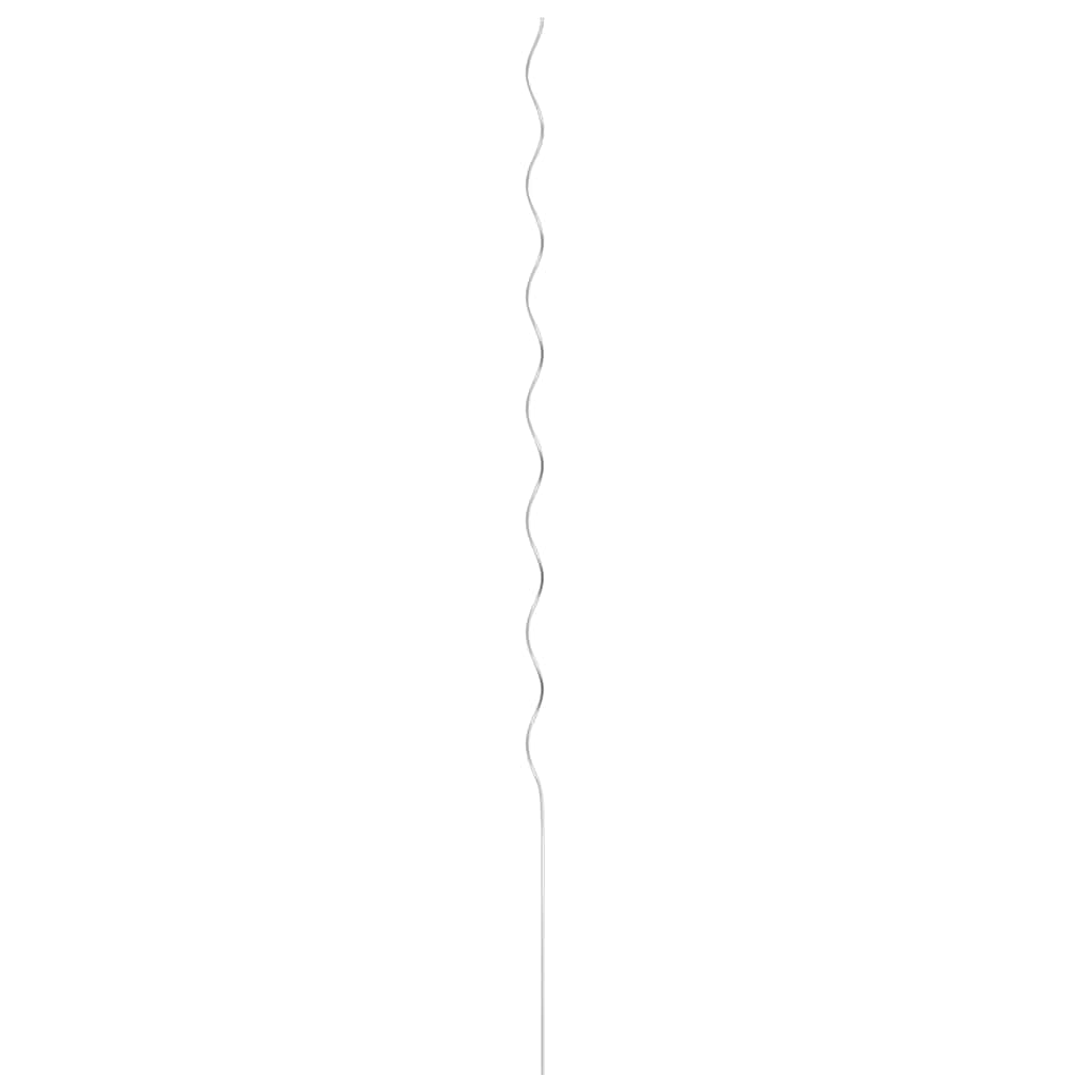 vidaXL Tomaten-Spiralstäbe 5 Stk. 170 cm Verzinkter Stahl