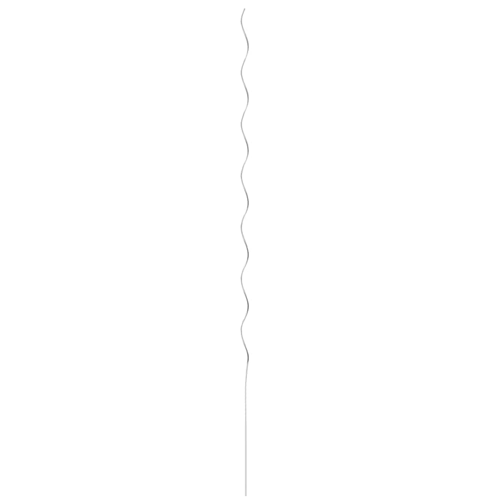 vidaXL Tomaten-Spiralstäbe 5 Stk. 170 cm Verzinkter Stahl