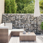 vidaXL Gabionenkorb Pflanzkasten Gemüse-Hochbeet Stahl 300×30×100 cm