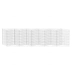 vidaXL Gabionenkorb Pflanzkasten Gemüse-Hochbeet Stahl 300×30×100 cm