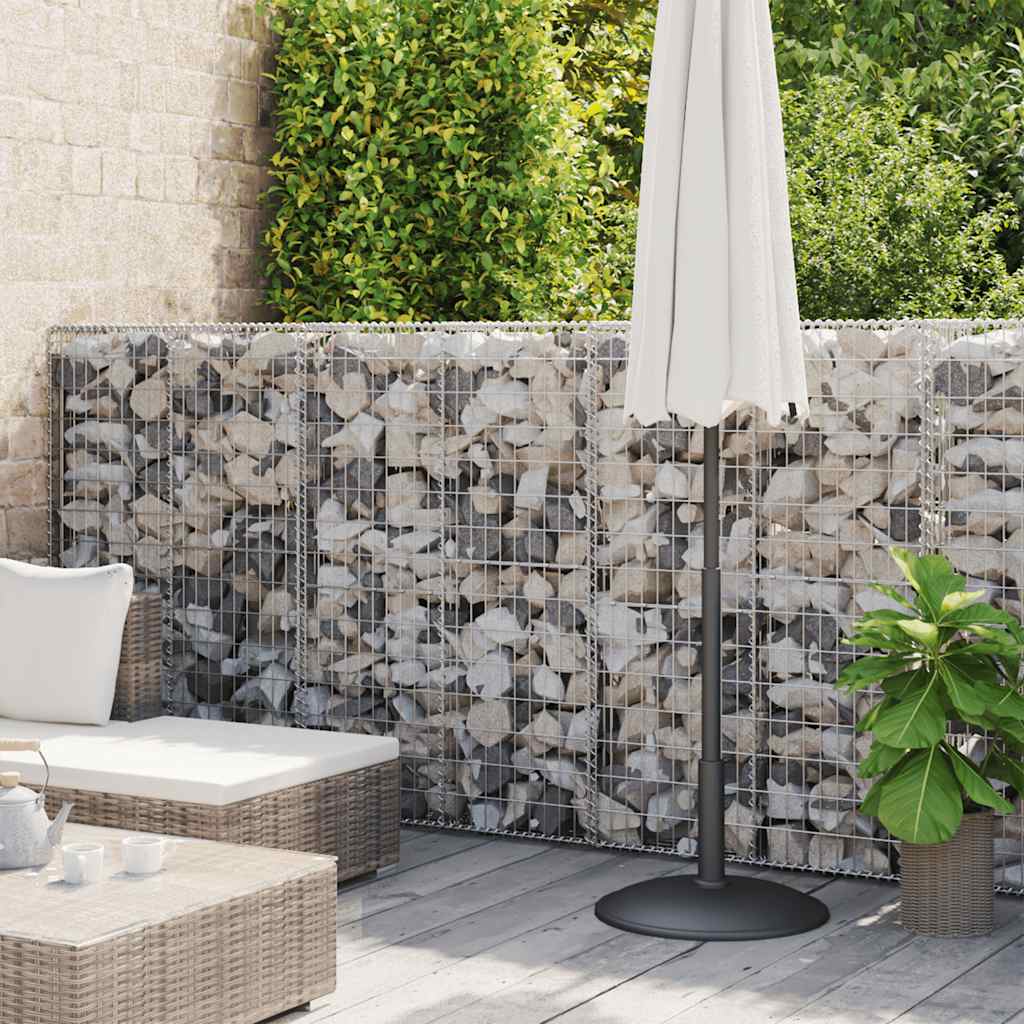vidaXL Gabionenkorb Pflanzkasten Gemüse-Hochbeet Stahl 300×30×100 cm