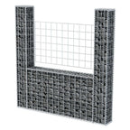 vidaXL Gabionenkorb U-Form Stahl 160×20×150 cm
