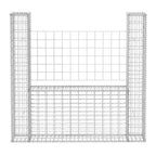 vidaXL Gabionenkorb U-Form Stahl 160×20×150 cm