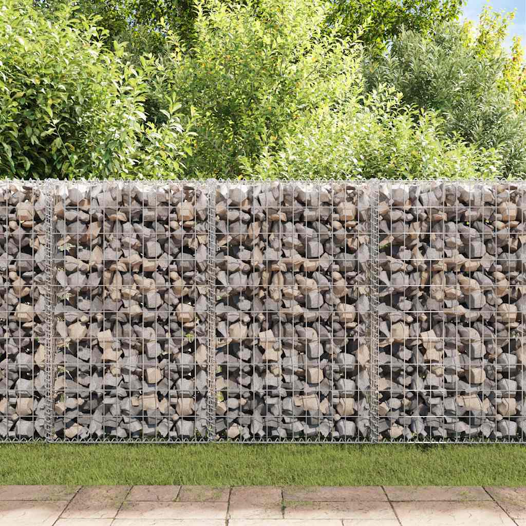 vidaXL Gabionenkorb Stahl 200×30×100 cm