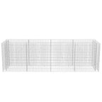 vidaXL Gabionen-Hochbeet Stahl 360×90×100 cm