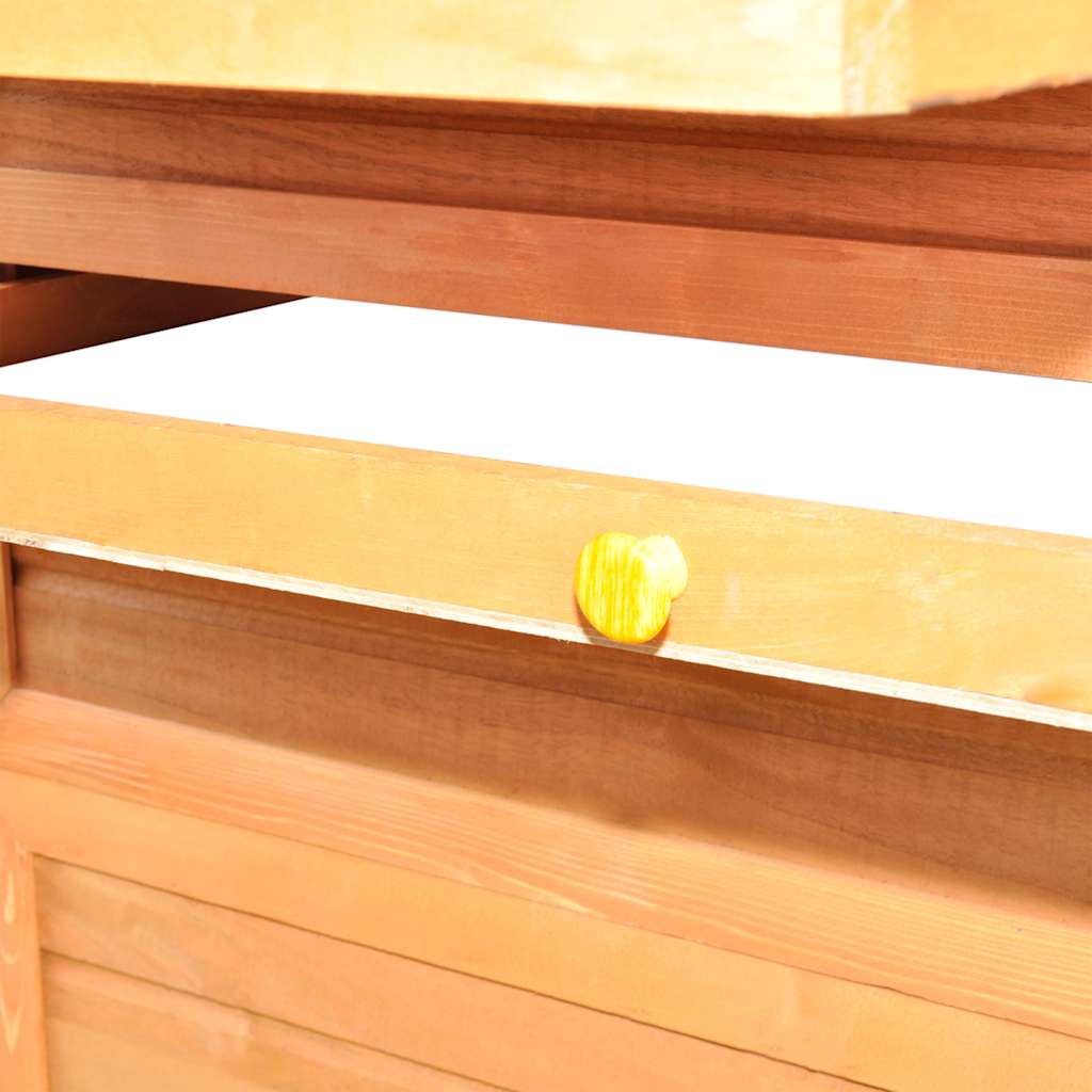 vidaXL Hühnerstall Holz 295x163x170 cm