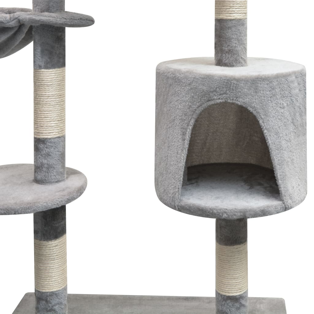 vidaXL Katzen-Kratzbaum 125 cm Grau