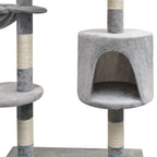 vidaXL Katzen-Kratzbaum 125 cm Grau