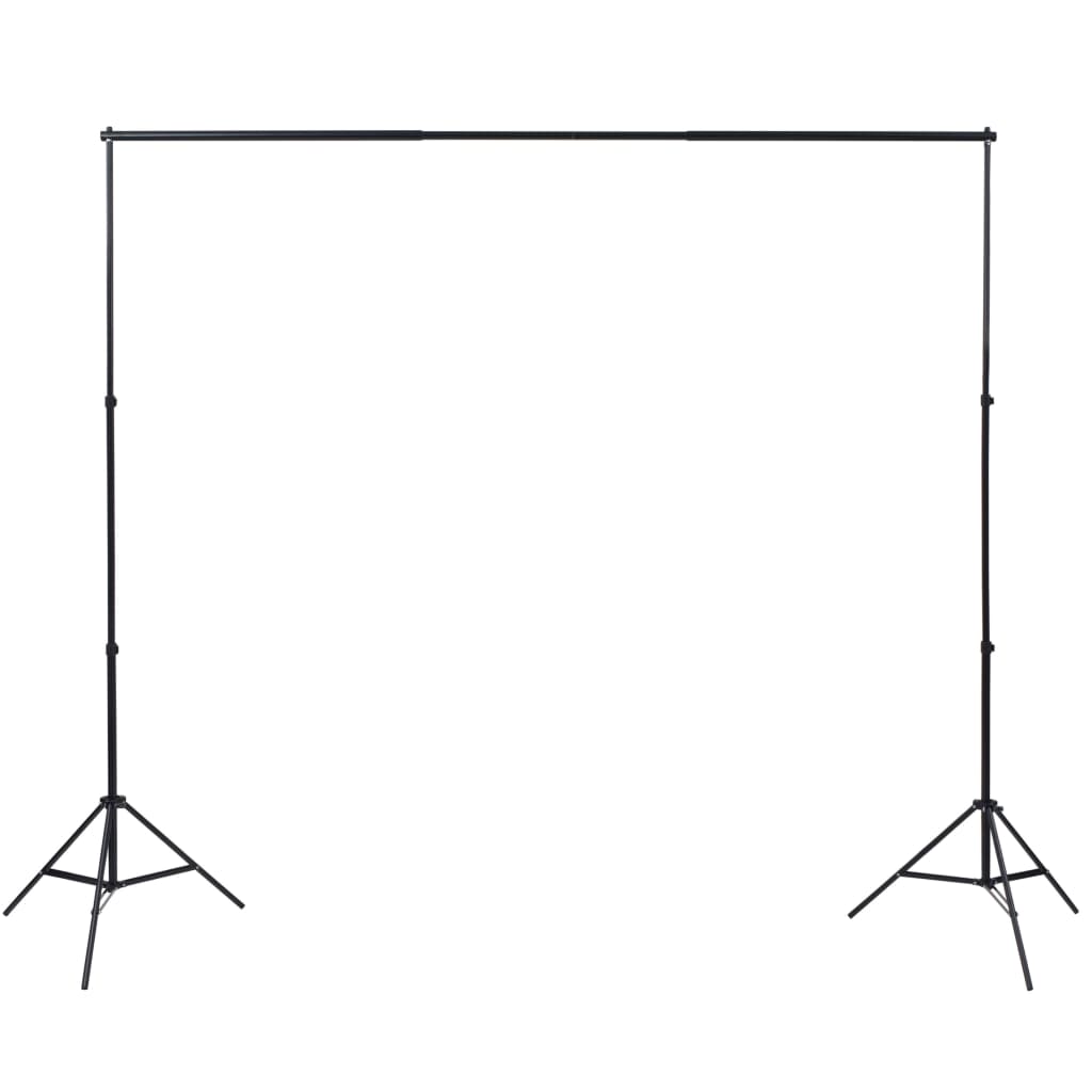 vidaXL Fotostudio-Set mit 5 farbigen Hintergründen und einstellbarer Aufhängung