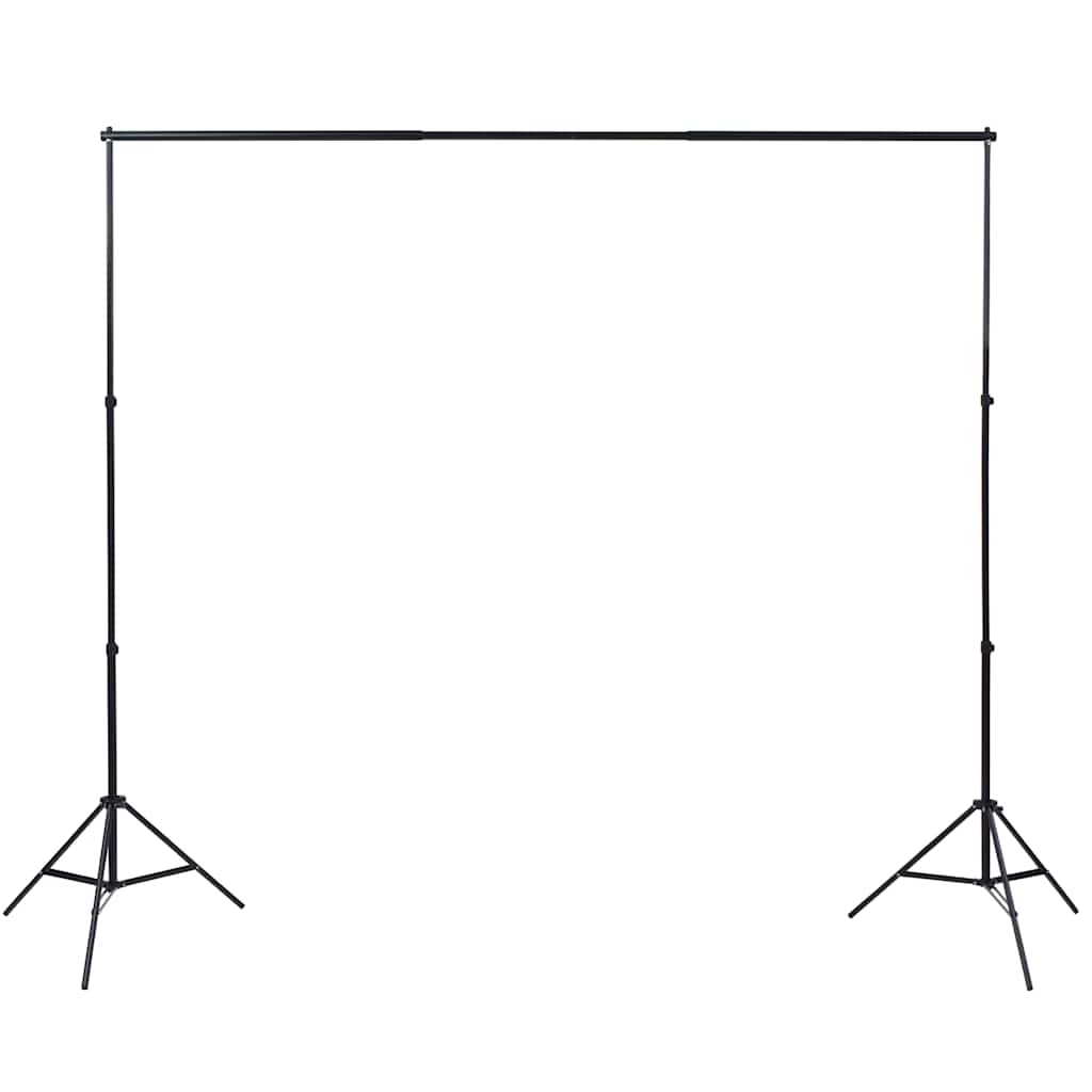 vidaXL Fotostudio-Set: 5 Bunte Hintergründe & 2 Schirme