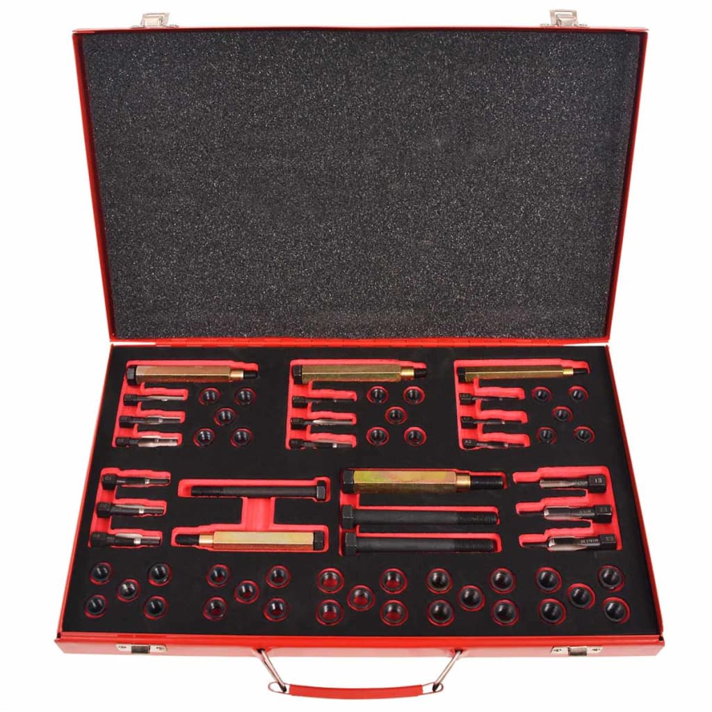 vidaXL Glühkerzengewinde-Reparaturset 63-tlg. M8 M9 M10 M12