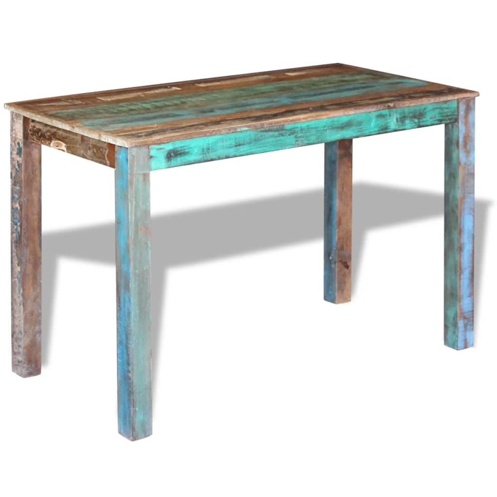 vidaXL Esszimmertisch Altholz Massiv 115x60x76 cm