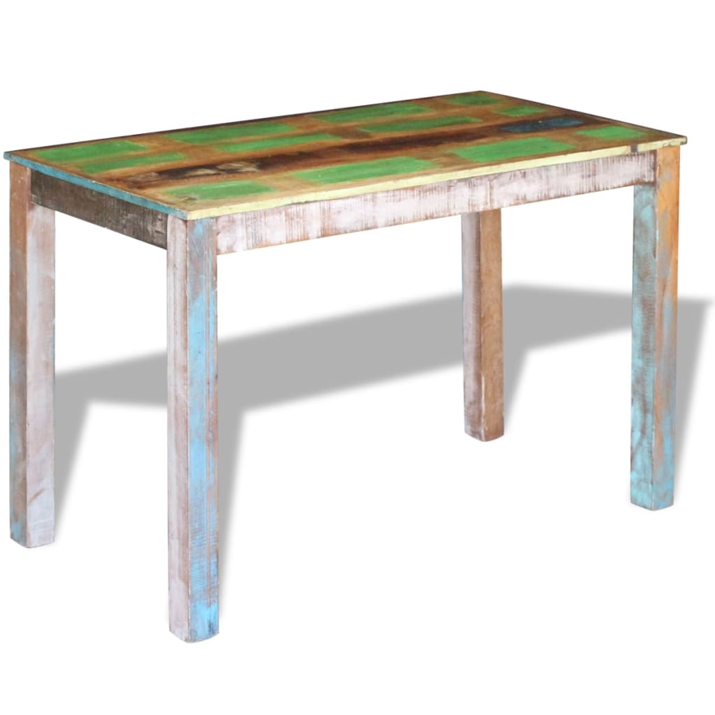 vidaXL Esszimmertisch Altholz Massiv 115x60x76 cm