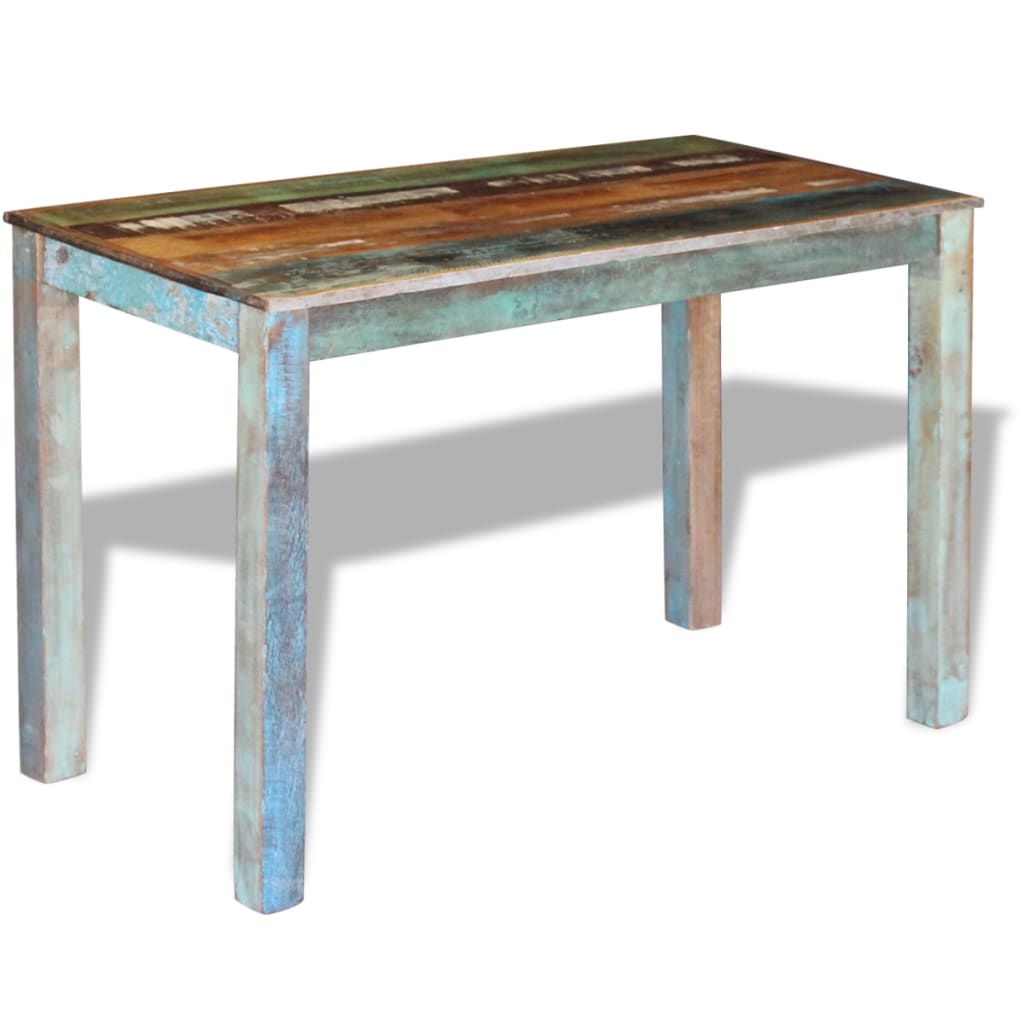 vidaXL Esszimmertisch Altholz Massiv 115x60x76 cm
